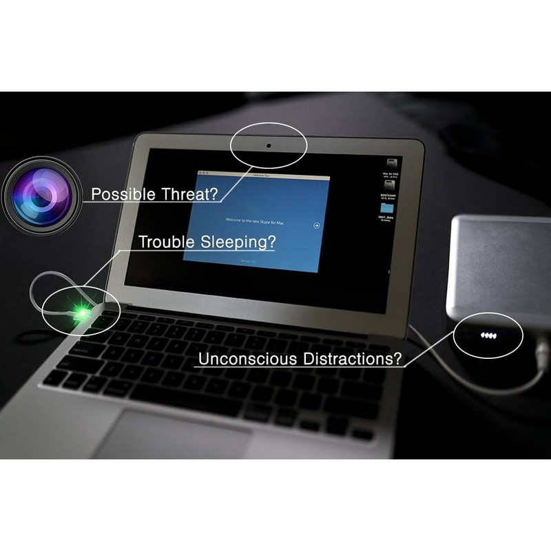 LIGHTDIMS Original Strength - LED dimming Covers for Routers, Electronics