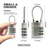 UP Security Luggage Locks TSA Approved, Small Padlock Combination with