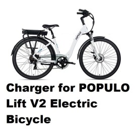 coming data power supply battery Charger for populo lift v2 electric bike #5521362A