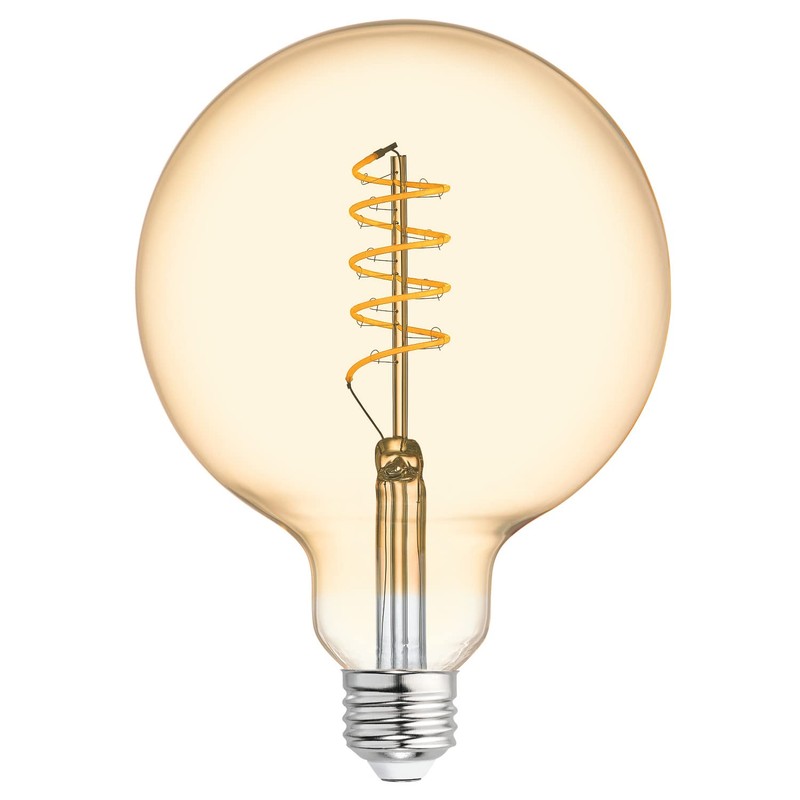 GE Vintage Style LED Globe Light Bulb, 5 Watts (60