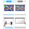 Projector Screen Motorized 100 Inch Electric Projector Screen with Remote
