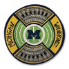 Magnolia Lane 21751 Michigan Wolverines Round Stadium Platter, 13.5-inch Diameter