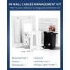 Wall Cable Concealer Kit, in Wall Cable Management Kit for