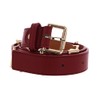 VALENTINO Emma Winter Belt W110 Rosso / Oro - Can