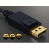 Cable Leader 6 ft Gold Plated Premium DisplayPort to DVI