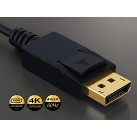 Cable Leader 6 ft Gold Plated Premium DisplayPort to DVI Cable 28 AWG