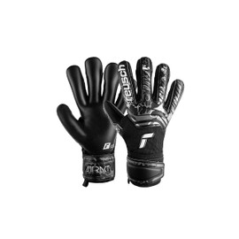 Reusch Attract Infinity Goalkeeper Gloves with Very Good Grip and Inseam Cut, 8, Black