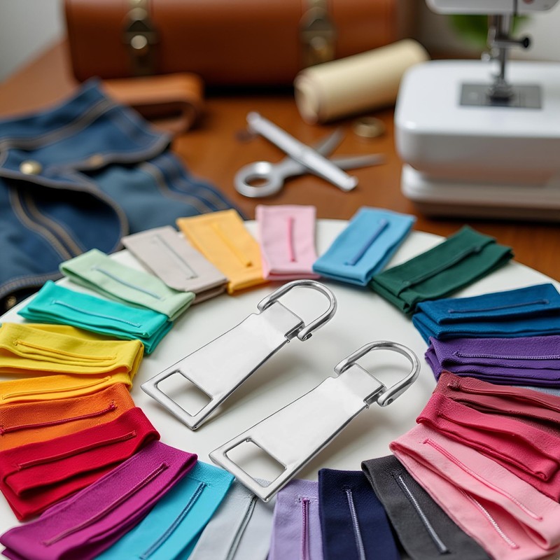 2Pcs Zipper Pull Replacement Zipper Repair, Slider Pull Tab, for