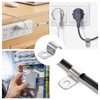 100 PCS 1/4 Outdoor Cable Clips with One-Hole, Stainless Steel