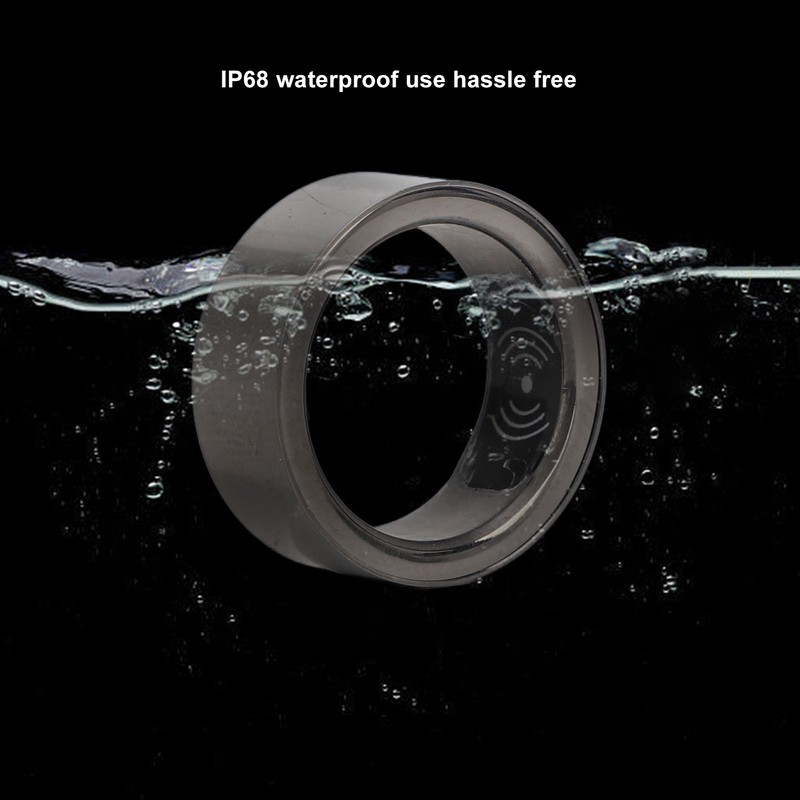 Smart Ring Sleep Fitness Tracker Pedometer Waterproof Exquisite Vibration Alert