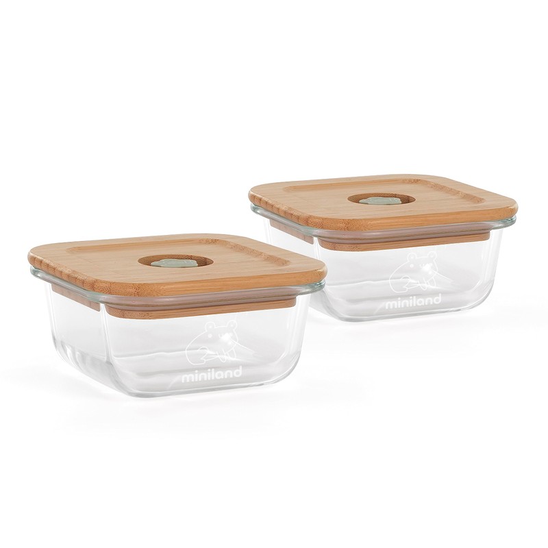 Miniland Pack 2 Go Ecosquare Frog FSC Set of Two