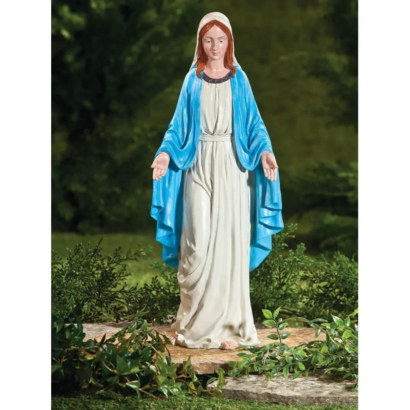 Virgin Mary Statue Madonna 19" Tall Blessed Our Lady of