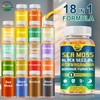 Nature's live Organic Sea Moss Softgels, with Black Seed Oil,