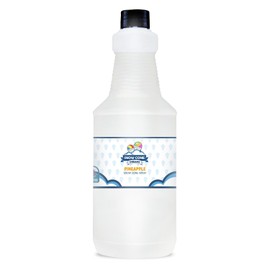 Dye Free Cane Sugar Pineapple Snow Cone and Shaved Ice Flavor Syrup | 32oz | Ready To Use