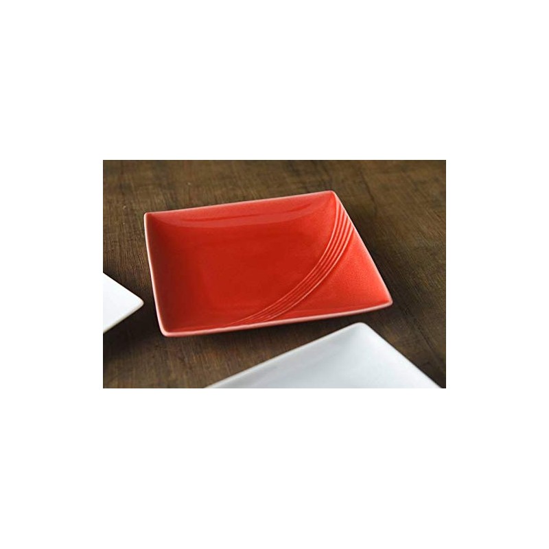 Yamani 35190803 Medium Plate, Multi S, Red and White Strainer