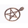 Windalf Jewellery Pendant Pentagram 3.9 cm Protective Symbol Bronze, Bronze,