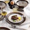 Gufaith Melamine Dinnerware Set, 12 Pcs Dishware Sets, Plate and