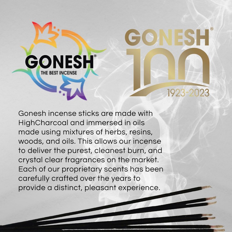 Gonesh Incense Sticks Extra Rich Collection - Coconut 5 Packs