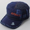 Avirex Men's Distressed Work Cap, Golf Baseball Cap, Cotton Cap,