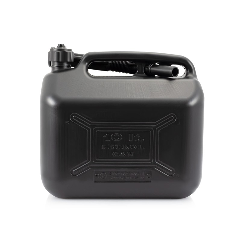 Cosmos 3203 10L Plastic Jerry Can - Black