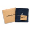 Solino Home 6 Inch Navy Cocktail Napkins Set of 12