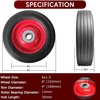 6" Wheel for Trolley or Cart with Metal Hub Centre