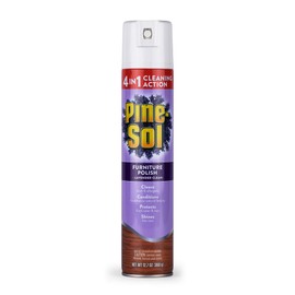 Pine-Sol Furniture Polish | Wood Furniture Polish Spray | Wood Polish Spray for Your Furniture Gives You A Powerful Clean You Can Trust | 12.7 Ounces, Fresh Lavender Scent - Pack of 6