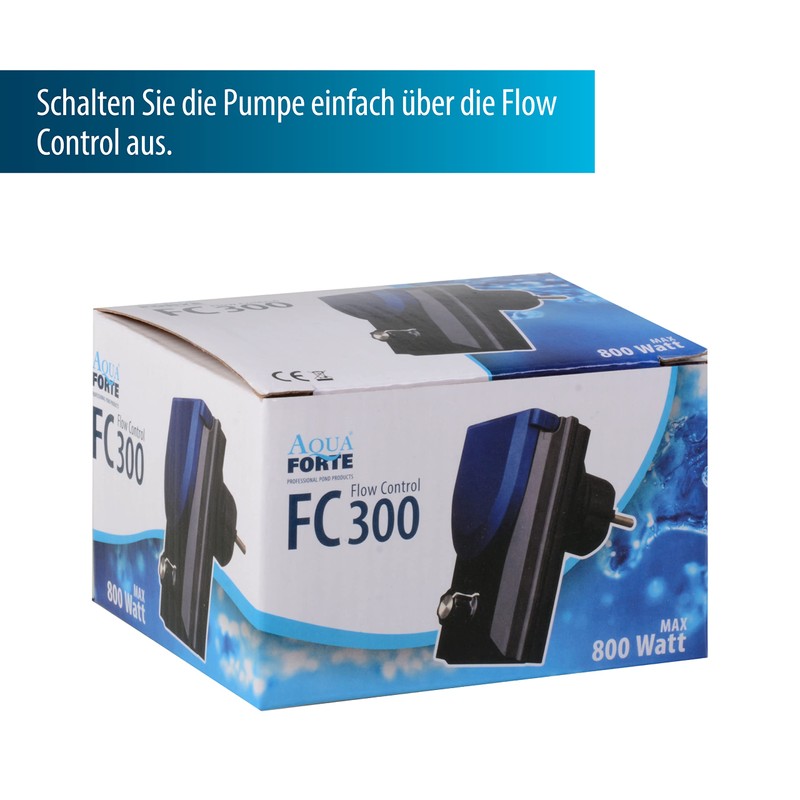 AquaForte FC-300 Flow Control Power Regulator, Black