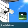 Linkind 60-Led Solar Spotlight for Outdoor Use, Warm White, 800