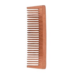 Wooden comb for women hair growth | Kacchi herb neem wood comb Wet or Dry Curly, Thin, Thick, Wavy, or Straight Hair - Natural Wood Comb for Women & Men (Wide Tooth)