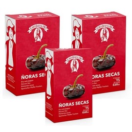 Generic Chiquilin Noras Secas/Dried Red Peppers 17g each - 3 Pack