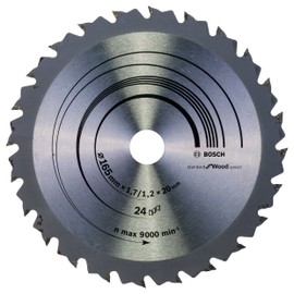 Bosch 2608642601 Circular Saw Blade"Top Precision" Sewoh 6.5inx20mm 24T