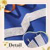 ACEDRE Rhinestone Choker Necklace Silver Bling Diamond Chokers for Women