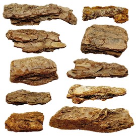 Cayway Diorama Supplies Kit, Model Scenery Tree Bark Miniature Bark Diorama Materials Miniature Terrain, Mountain Rock Material Model for Train Landscape Railway