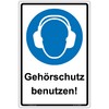 Sign "Gehörschutz tragen" ASR 1.3, Safety Sign 300 x 200