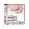 Gel Nails Stickers Pegatinas Para Pie Uñas Múltiples Estilos
