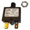 1658-G21-01-P10-15A, Circuit Breaker; Therm; Push; Cur-Rtg 15A; Flange; 1 Pole;