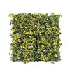 Coarbor 20 Packs 20" x 20" Artificial Boxwood Yellow Reineckea