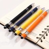 Oddmoal Ballpoint Pen with Stylus Tip, Soft Touch Click Metal
