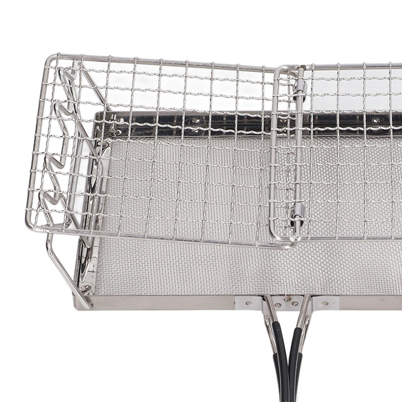 Camping Stove Toaster Foldable Portable Stable Structure Stainless Steel Outdoor