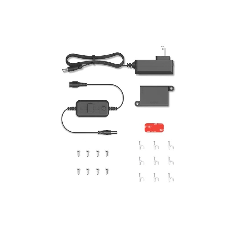 Puck Light Accessory Kits, Including 3 Port Hub, Plug, Dimmer