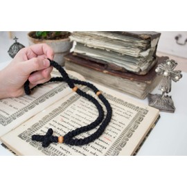 Christian 100-Knot Prayer Rope 100% Organic Wool