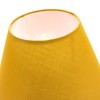 Traditional 12" Ochre Cotton Coolie Lampshade Suitable for Table Lamp