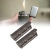 2PCS Torch Lighter Case Vintage Zinc Alloy Eye Catching Long