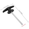 DOITOOL 8 mm T-Handle with Non-Locking Garage Lock Door Hardware