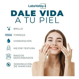 Kit Labs Valley Serúm ácido hialurónico con vitamina B5 + Crema con vitamina E y colágeno + 2 ácidos hialurónicos naturales