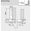 Blum Clip 110° Blumotion 71B3550 Top Hinge