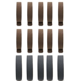 MASUNN 15pcs 25x762mm Sanding Belts 600/800/1000 Grit Aluminum Oxide Sanding Belts