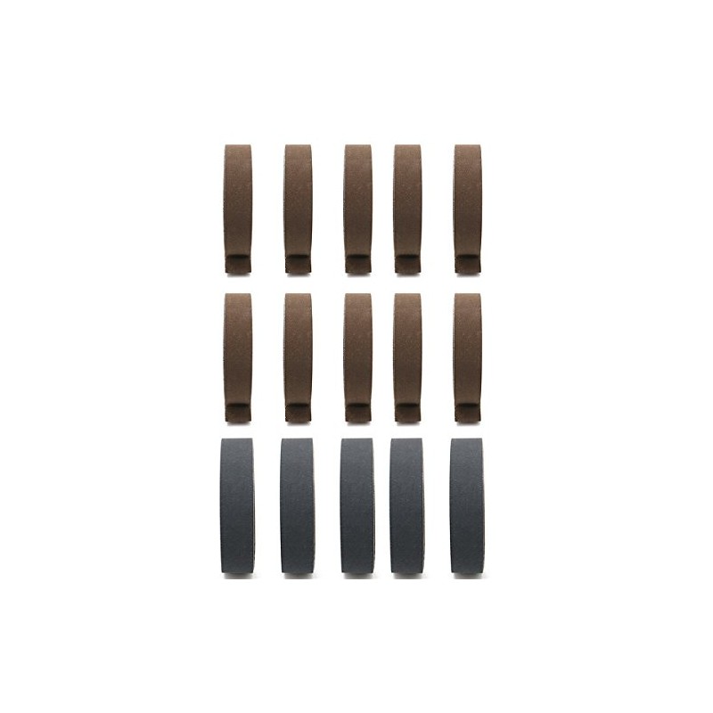 MASUNN 15pcs 25x762mm Sanding Belts 600/800/1000 Grit Aluminum Oxide Sanding