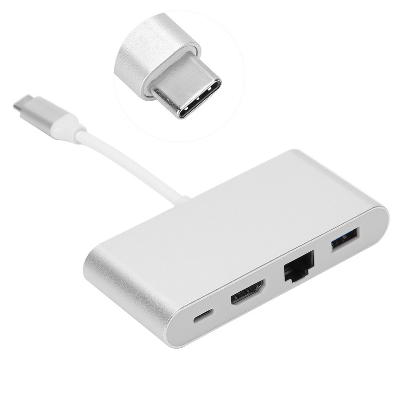4 in 1 TypeC Adapter TypeC to USB Port HDMI